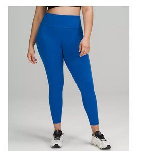Lululemon Women's Fast Free High Rise Leggings 25" Symphony Blue Size 20 NWT!